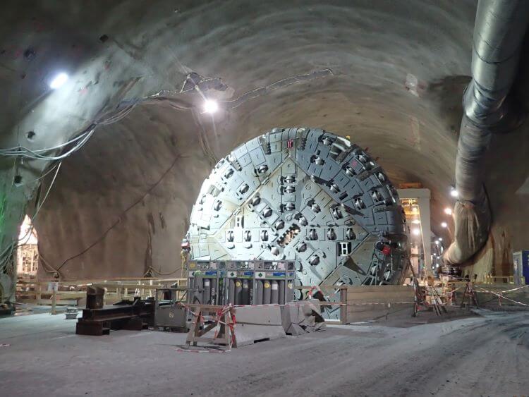 Semmering Tunnel, TBM Head